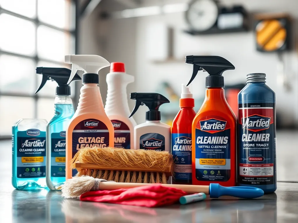 Top Recommended Cleaning Products for Garage Door Tracks